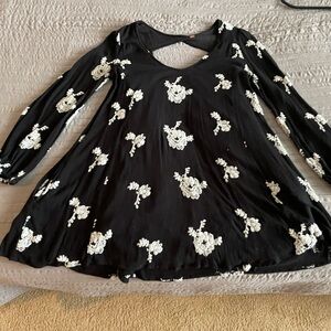 Free people, black dress size large